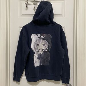 Redbubble Pullover Hoodie Black Anime Girl Graphic Men's Or Unisex Size Medium